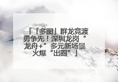 「多图」群龙竞渡勇争先！深圳龙岗“龙舟+”多元新场景火爆“出圈”