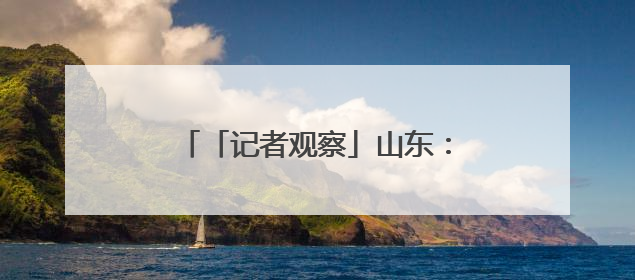 「记者观察」山东：设立重点帮扶基金 破题区域协调发展
