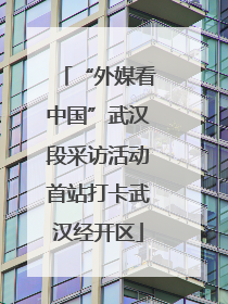 “外媒看中国”武汉段采访活动首站打卡武汉经开区