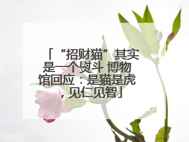 “招财猫”其实是一个熨斗 博物馆回应：是猫是虎，见仁见智