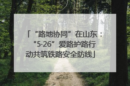 “路地协同”在山东：“5·26”爱路护路行动共筑铁路安全防线