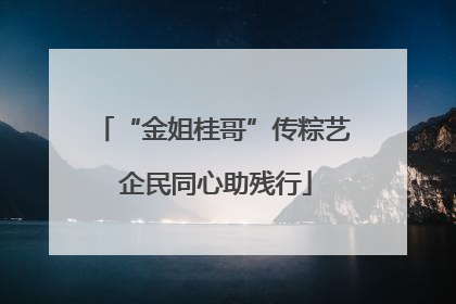 “金姐桂哥”传粽艺 企民同心助残行