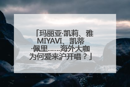 玛丽亚·凯莉、雅MIYAVI、凯蒂·佩里……海外大咖为何爱来沪开唱？