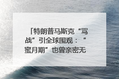 特朗普马斯克“骂战”引全球围观：“蜜月期”也曾亲密无间｜国际观察