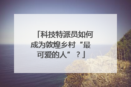 科技特派员如何成为敦煌乡村“最可爱的人”？