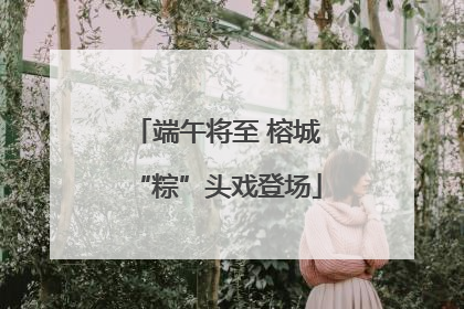 端午将至 榕城“粽”头戏登场