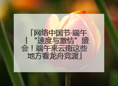 网络中国节·端午丨“速度与激情”盛会！端午来云南这些地方看龙舟竞渡