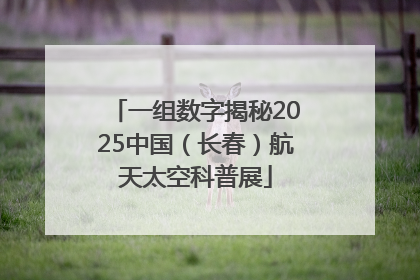 一组数字揭秘2025中国（长春）航天太空科普展
