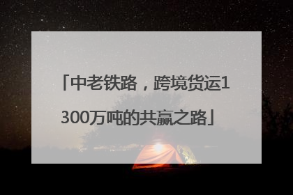 中老铁路，跨境货运1300万吨的共赢之路