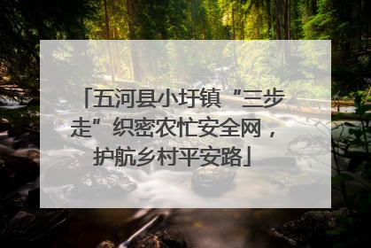 五河县小圩镇“三步走”织密农忙安全网，护航乡村平安路