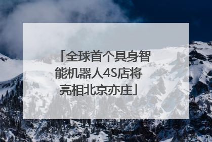 全球首个具身智能机器人4S店将亮相北京亦庄