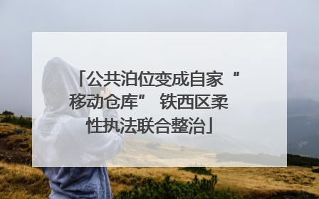 公共泊位变成自家“移动仓库” 铁西区柔性执法联合整治