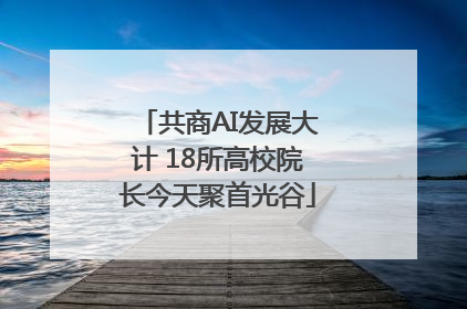 共商AI发展大计 18所高校院长今天聚首光谷