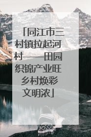 同江市三村镇拉起河村——田园织锦产业旺 乡村焕彩文明浓