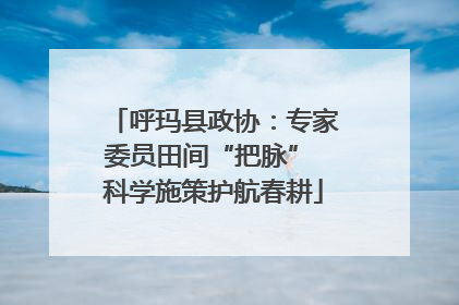 呼玛县政协：专家委员田间“把脉” 科学施策护航春耕