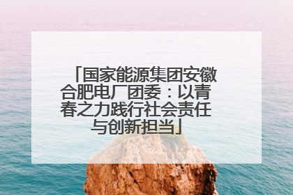 国家能源集团安徽合肥电厂团委：以青春之力践行社会责任与创新担当