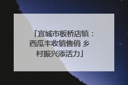 宜城市板桥店镇：西瓜丰收销售俏 乡村振兴添活力