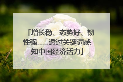 增长稳、态势好、韧性强……透过关键词感知中国经济活力