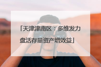 天津津南区：多维发力盘活存量资产增效益