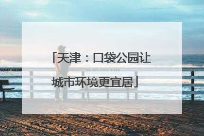 天津：口袋公园让城市环境更宜居
