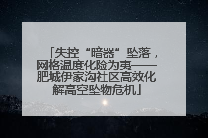 失控“暗器”坠落，网格温度化险为夷——肥城伊家沟社区高效化解高空坠物危机