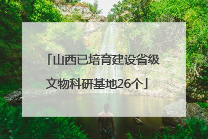 山西已培育建设省级文物科研基地26个