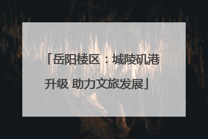 岳阳楼区：城陵矶港升级 助力文旅发展