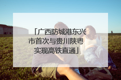 广西防城港东兴市首次与贵川陕粤实现高铁直通