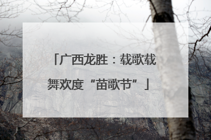 广西龙胜：载歌载舞欢度“苗歌节”