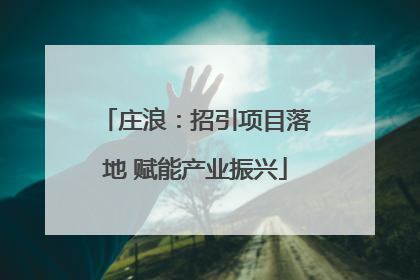 庄浪：招引项目落地 赋能产业振兴