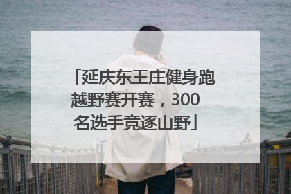 延庆东王庄健身跑越野赛开赛，300名选手竞逐山野