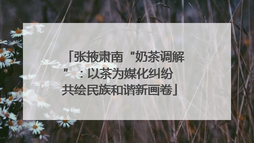 张掖肃南“奶茶调解”：以茶为媒化纠纷 共绘民族和谐新画卷