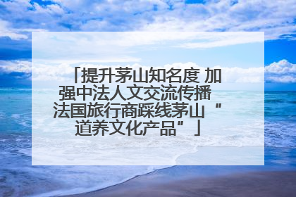 提升茅山知名度 加强中法人文交流传播 法国旅行商踩线茅山“道养文化产品”