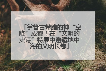 掌管古希腊的神“空降”成都！在“文明的史诗”特展中邂逅地中海的文明长卷