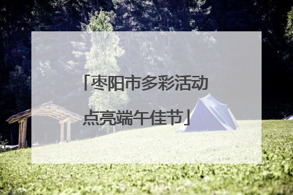 枣阳市多彩活动点亮端午佳节