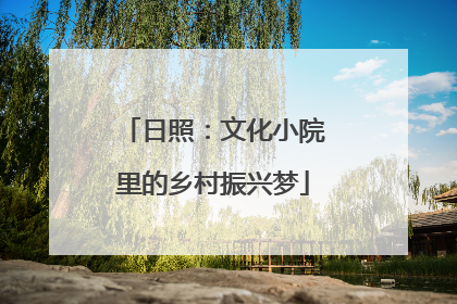 日照：文化小院里的乡村振兴梦