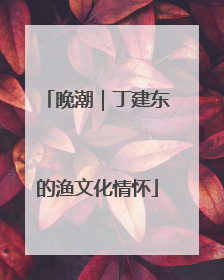 晚潮｜丁建东的渔文化情怀