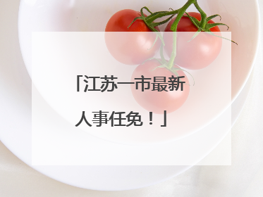 江苏一市最新人事任免！