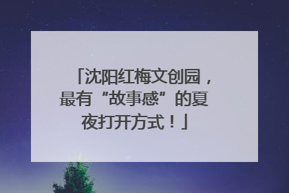 沈阳红梅文创园，最有“故事感”的夏夜打开方式！