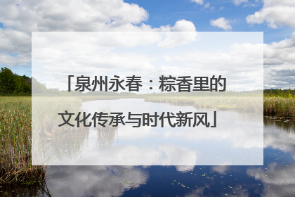 泉州永春：粽香里的文化传承与时代新风