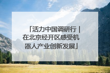 活力中国调研行｜在北京经开区感受机器人产业创新发展