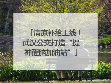 清凉补给上线！武汉公交打造“提神醒脑加油站”