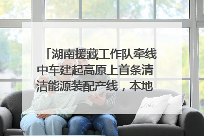 湖南援藏工作队牵线中车建起高原上首条清洁能源装配产线，本地大学生成车间检验员