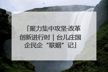 聚力集中攻坚·改革创新进行时｜台儿庄国企民企“联姻”记