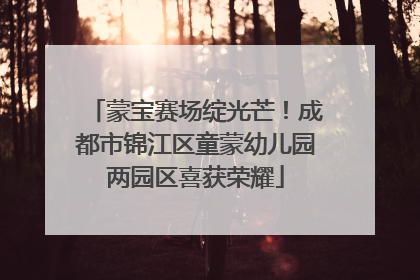 蒙宝赛场绽光芒！成都市锦江区童蒙幼儿园两园区喜获荣耀
