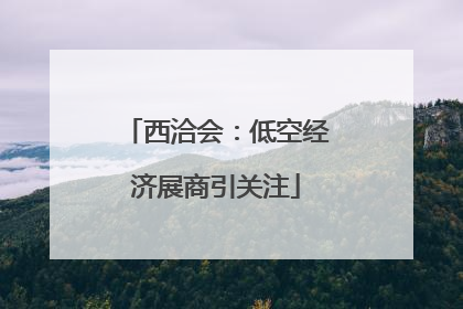西洽会：低空经济展商引关注