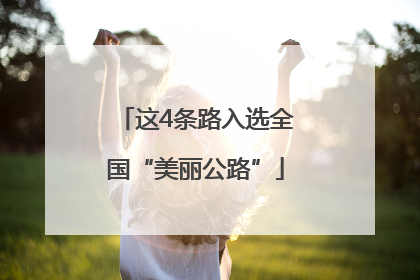 这4条路入选全国“美丽公路”