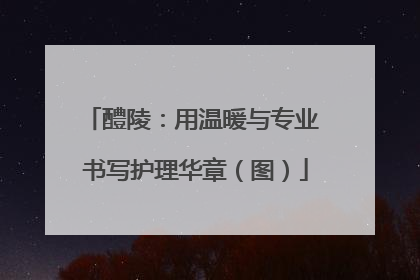 醴陵：用温暖与专业 书写护理华章（图）
