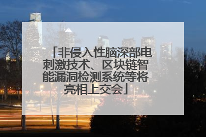 非侵入性脑深部电刺激技术、区块链智能漏洞检测系统等将亮相上交会