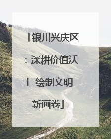银川兴庆区：深耕价值沃土 绘制文明新画卷